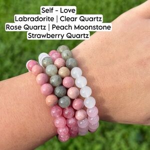 Multi Crystal Bracelet | Self Love |